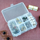 Hộp nhựa trong suốt có nắp - trắng