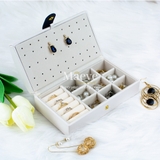 Hộp trang sức du lịch - trắng