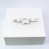 Hộp gỗ hoạ tiết 4 ngăn