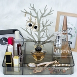 Giá treo hình cây đế khay tiện dụng - xám