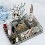 Giá treo hình cây đế khay tiện dụng - xám