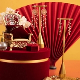 Giá treo hình kèn vàng sang trọng - L