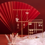 Giá treo chữ T đôi - hồng pha lê