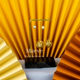 Giá treo chữ L đế cẩm thạch - đen