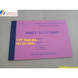 Phiếu xuất kho 3 liên 60 tờ