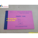 Phiếu thu 2 liên 60 tờ