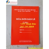 Hóa đơn bán lẻ 3 liên 100 tờ