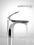 Vòi Lavabo Mạ Crom Tay Khuyết 2 Tấc Nóng Lạnh LANKA LBNL07