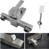 Bộ vòi sen tắm mẫu vuông inox 304 mờ LANKA mã CS08
