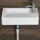 Chậu Lavabo Treo Tường kích thước nhỏ gọn ( có thể gắn góc tường)