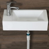 Chậu Lavabo Treo Tường kích thước nhỏ gọn ( có thể gắn góc tường)