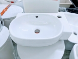 Chậu Lavabo Treo Tường kích thước nhỏ gọn ( có thể gắn góc tường)