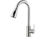 Vòi Rửa Chén Nóng Lạnh Dây Rút Inox 304 Mờ Lanka VRCNL03