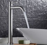 Vòi Lavabo Tròn cao 30cm Inox 304 Lanka LBL14