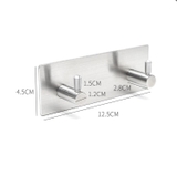 Móc áo dán tường inox 304 Mã MA42 (loại đôi)