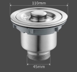 Bộ xã Bồn Rửa Chén 1 Hộc Inox 304