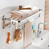 KỆ TREO KHĂN PHÒNG TẮM INOX 304 MÃ B01