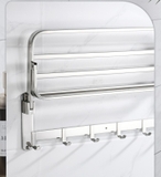 KỆ TREO KHĂN PHÒNG TẮM INOX 304 MÃ B02