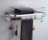 KỆ TREO KHĂN PHÒNG TẮM INOX 304 MÃ B01