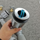 Ống Xả Lavabo Chống Mùi Xả Lật - Xi Phông Thoát Nước Chậu Rửa Mặt