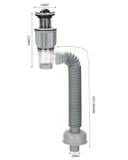 Ống Xả Lavabo Chống Mùi Xả Lật - Xi Phông Thoát Nước Chậu Rửa Mặt
