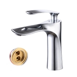 Vòi Lavabo Mạ Crom Tay Khuyết 2 Tấc Nóng Lạnh LANKA LBNL07