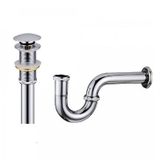 Bộ Xã Lavabo Kín Inox 304 sáng bóng