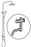 Sen cây tắm đứng nước lạnh inox 304 mờ mã SC20