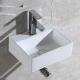 Chậu Lavabo Vuông Treo Tường Lanka LB08