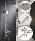 Vòi sen tắm đứng tròn inox 304 loại dày, vòi sen tăng áp LANKA mã SC26