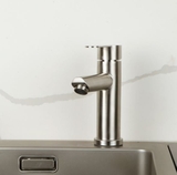 Vòi Lavabo Nóng Lạnh Mẫu Tròn Inox 304 mờ LANKA