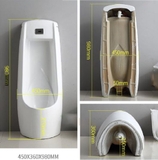 Bồn tiểu nam đặt sàn Tiểu cảm ứng 810 (đã bao gồm bộ xã cảm ứng)