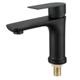 Vòi Lavabo lạnh inox 304 sơn tỉnh điện màu đen LANKA LBL12