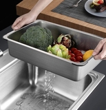 Chậu rửa chén 1 hộc 7846DT inox 304 LANKA