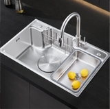 Chậu rửa chén 1 hộc 7846DT inox 304 LANKA