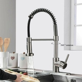 Vòi rửa chén nóng lạnh thân uốn mềm INOX 304 LANKA VRCNL23