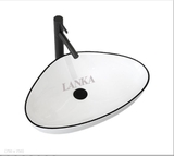 Chậu Lavabo Đặt Bàn Mẫu Tam Giác Viền Đen Lanka LB39