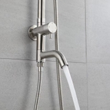 Sen cây tắm đứng nước lạnh inox 304 mờ mã SC20