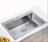 Chậu rửa chén 1 hộc Inox 304 8245DT LANKA