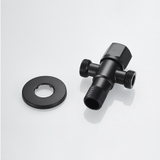 COMBO VÒI XỊT TOILET + VAN T INOX SƠN TỈNH ĐIỆN MÀU ĐEN