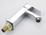 Vòi Lavabo Vuông lạnh Đồng Thau Mạ Crome LANKA LBL07