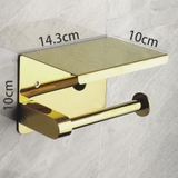 Kệ Để Giấy Vệ Sinh Inox 304 Mạ Vàng HG03