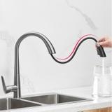 Vòi Rửa Chén Nóng Lạnh Inox 304 mẫu thiên nga VRCNL16