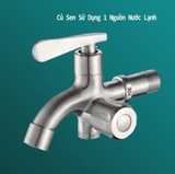 CỦ SEN LẠNH INOX 304 MỜ