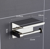 Kệ Để Giấy Vệ Sinh Cuộn Treo tường Inox 304 HG03