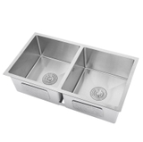 Chậu Rửa Chén 2 HỘC INOX 304 Âm Bàn LOẠI Dày LANKA-8346DT