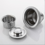 Bầu xả chậu rửa chén inox 304 và nhựa ABS D140