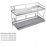 Kệ úp chén inox 304 mã KC06