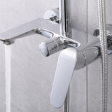 Vòi sen tắm đứng nóng lạnh đồng thau mạ crome 5 lớp cao cấp LANKA mã SC17