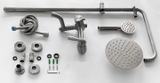 Vòi sen tắm đứng tròn inox 304 loại dày, vòi sen tăng áp LANKA mã SC26